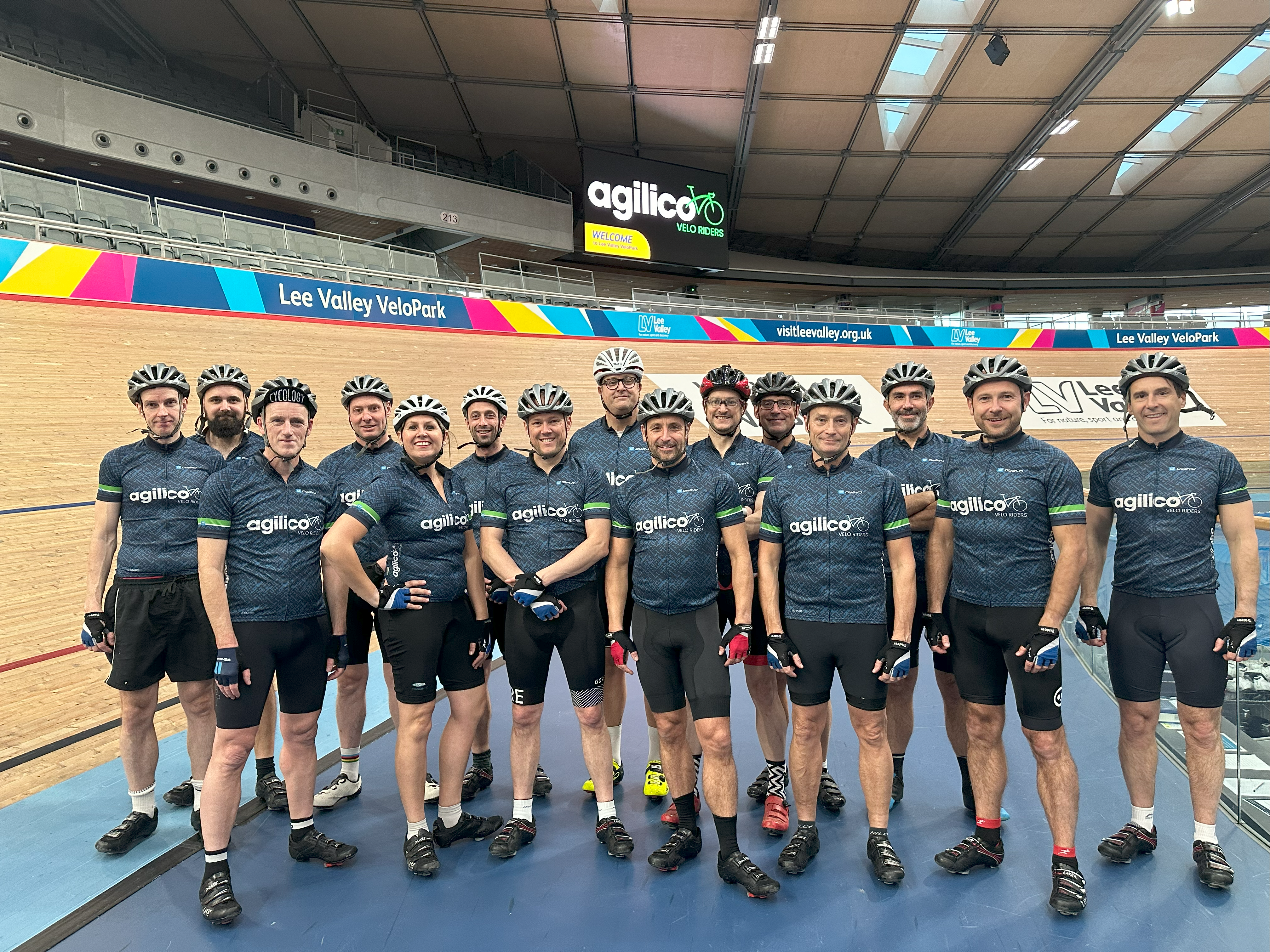 Agilico Velo Riders Take to the London Olympic Velodrome