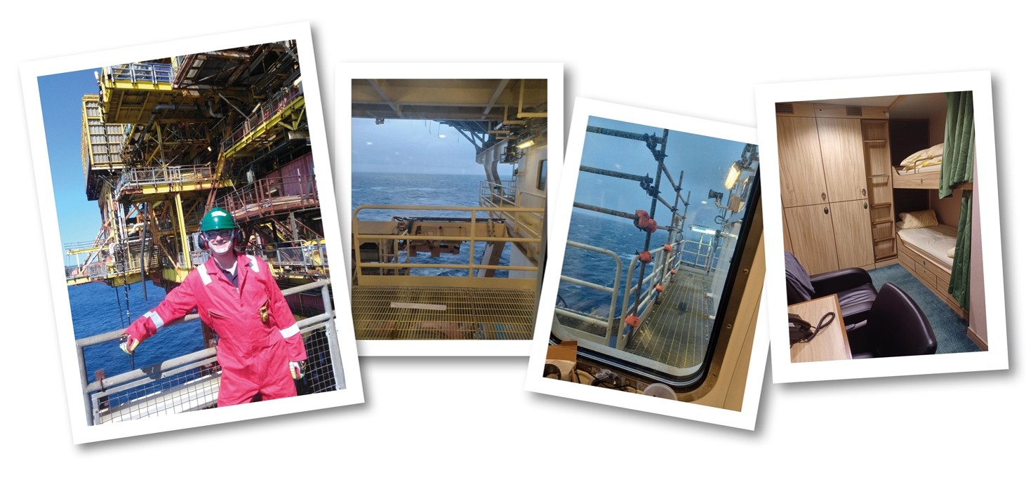 Photos of the day of Steven Miller, Offshire Service Engineer at Agilico